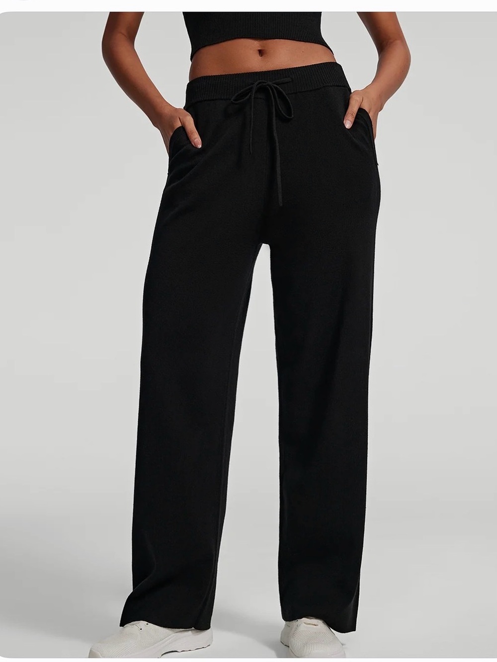 Knit Sweatpants - Black